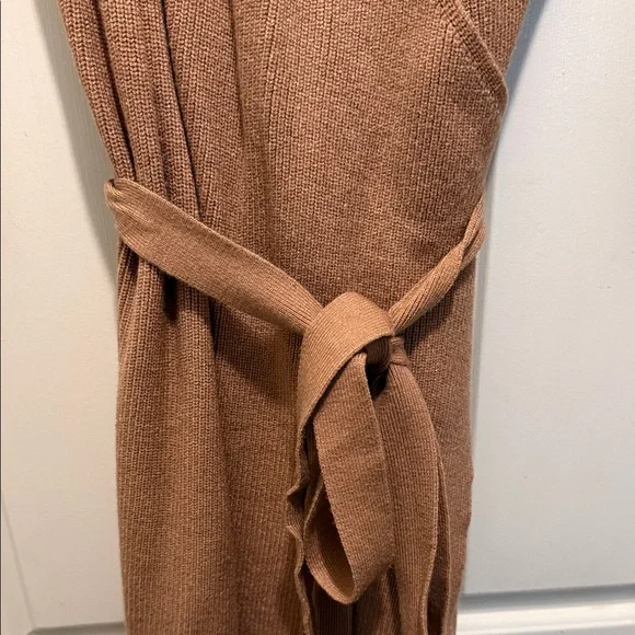 Abercrombie & Fitch NWT Brown Sweater Dress with Tie - Picture 3 of 3